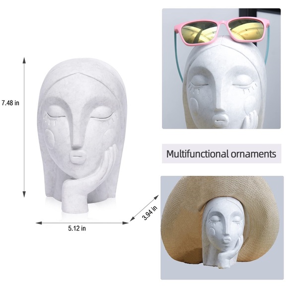 Abstract Face Sculpture - Picture 8 of 9